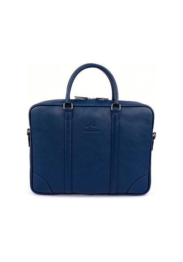 Erkek Laptop & Evrak Çantası Hakiki Dana Deri Koyu Lacivert 7786-l-120590 Siyah