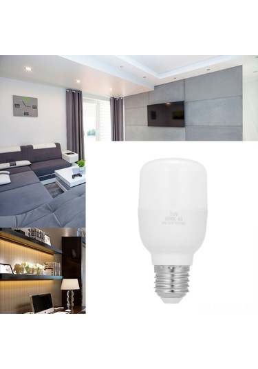 Springsun "yüksek Parlaklıklı 50w Led Ampul, 6500k Soğuk Beyaz Işık, E26/e27 Duy, Geniş Aydınlatma Alanı"
