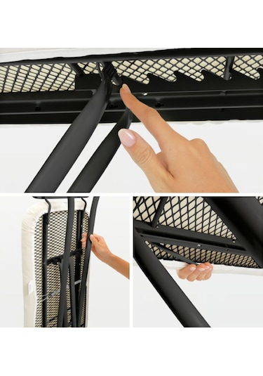 Brabantia 124x45cm C Buhar Kazanı Standlı Bubbles Desenli Ütü Masası - Ssuh