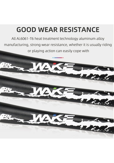 Dağ Bisikleti Gidonu 31.8mm Çap Yüksek Yükselen Gidon Mat Yüzey 720mm 780mm Uzunluk Alüminyum Alaşımlı Gidon Bisiklet İçin Kırmızı