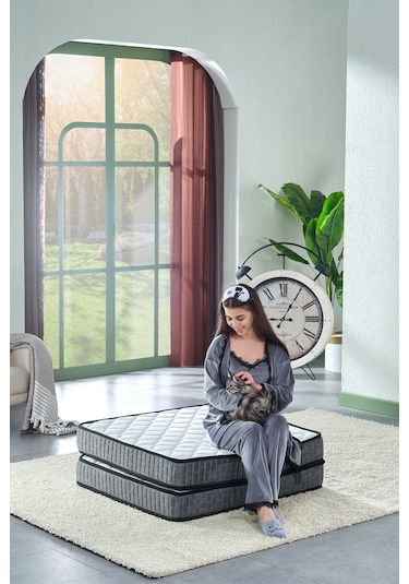 Ultra Deluxe Gri Katlanır & Misafir & Yer Yatağı Ölçü Seçenekli