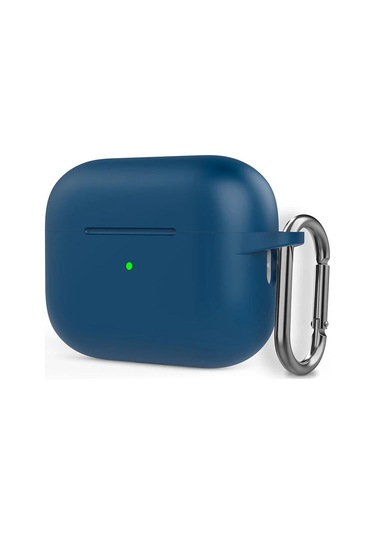 E2m Aırpods 4 Kılıf Sense Silikon Mavi Mavi