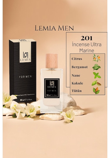 Lemia 201 Ultra Sence Marine Erkek Parfüm EDC 50 ML