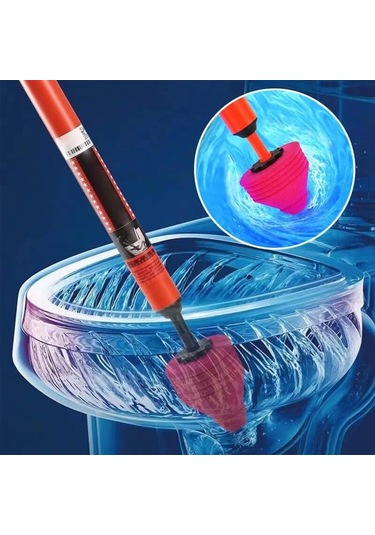 Geeroyoo Yüksek Basınçlı Tuvalet Tıkanıklık Açıcı - Esnek Sap Ve Ergonomik Tasarım İle Tüm Borular İçin Etkili Çözüm Diğer
