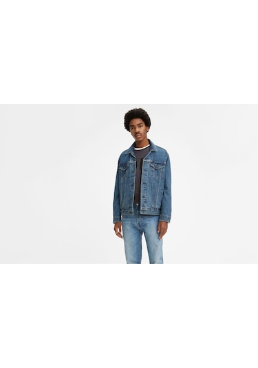 Levi's Oversize Erkek Denim Ceket - Günlük & Şık İndigo