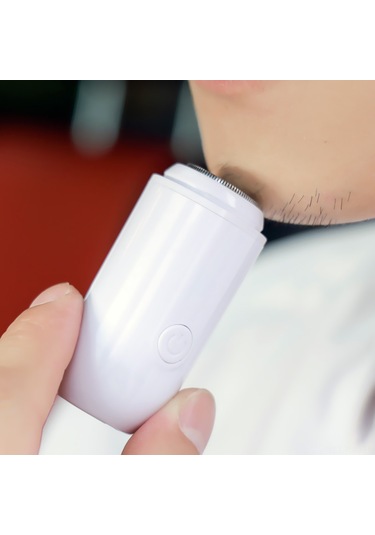 Gajeena Taşınabilir Beyaz Tıraş Makinesi, Usb-c Şarj, Kompakt Tasarım