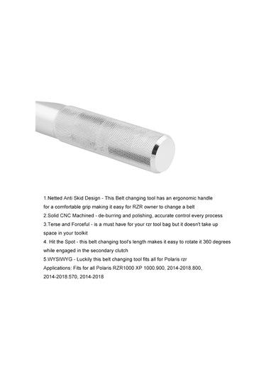 Sones Polaris Rzr 1000 Xp1000 900 İçin Turbo Kayış Değiştirme Aracı Kemer Temizleme Aracı