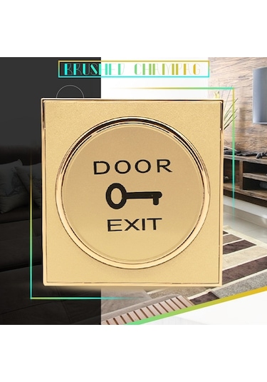 Sones Erişim Kontrol Anahtarı Metal Dokunmatik Kızılötesi Anahtar E5 Altın Anahtar