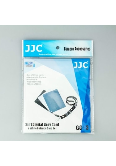 Jjc Gc-3 3in1 Beyaz Ayarı & Gri Kart Seti (10 X 13 Cm)