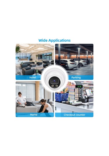 Wezone 2mp 1080p Ntsc Cctv Güvenlik Kamerası, Ir Gece Görüşü, Analog Dvr İçin, Tp-sx40-2db Abd/kanada/japonya/meksika