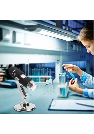 Dailytech 1600x Zoom 2mp Usb Dijital Mikroskop 8 Ledli Kamera