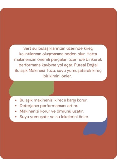 Pureal Doğal Bulaşık Makinesi Tuzu 3 Kg - 100 Yıkama