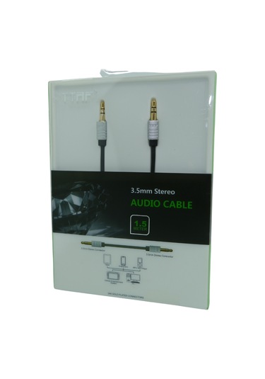 TTAF 3.5 MM Jack  AUX Mikrofon ve Ses Kablosu 1.5 Mt