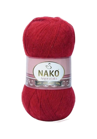 Angora Lüks El Örgü İpi Koyu Kırmızı 1175