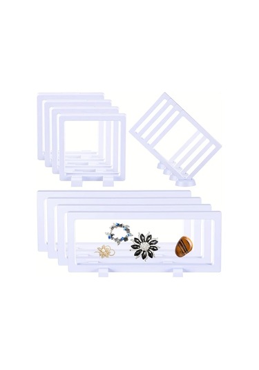 Willowhaven 12 Adet 3d Asılı Kutu Seti: Kolye, Bileklik, Yüzük, Küpe Ve Para Saklama Kutusu Beyaz, 3.54-5.51-9.06 İnç