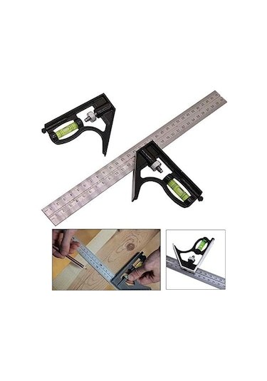 Magnusson Su Terazili Kombine Gönye 300 Mm