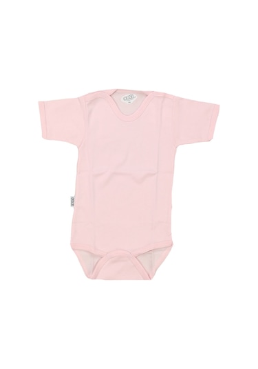 Sebi Bebe Yarım Kol Bebek Body 004 Pembe