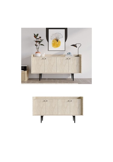 Decormet Navi Konsol Travertine Diğer