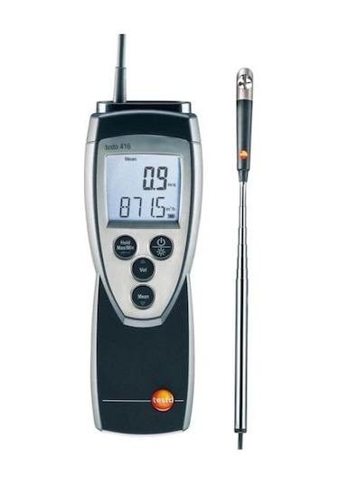 Testo 416 Kanal İçi Ölçümler İçin Anemometre
