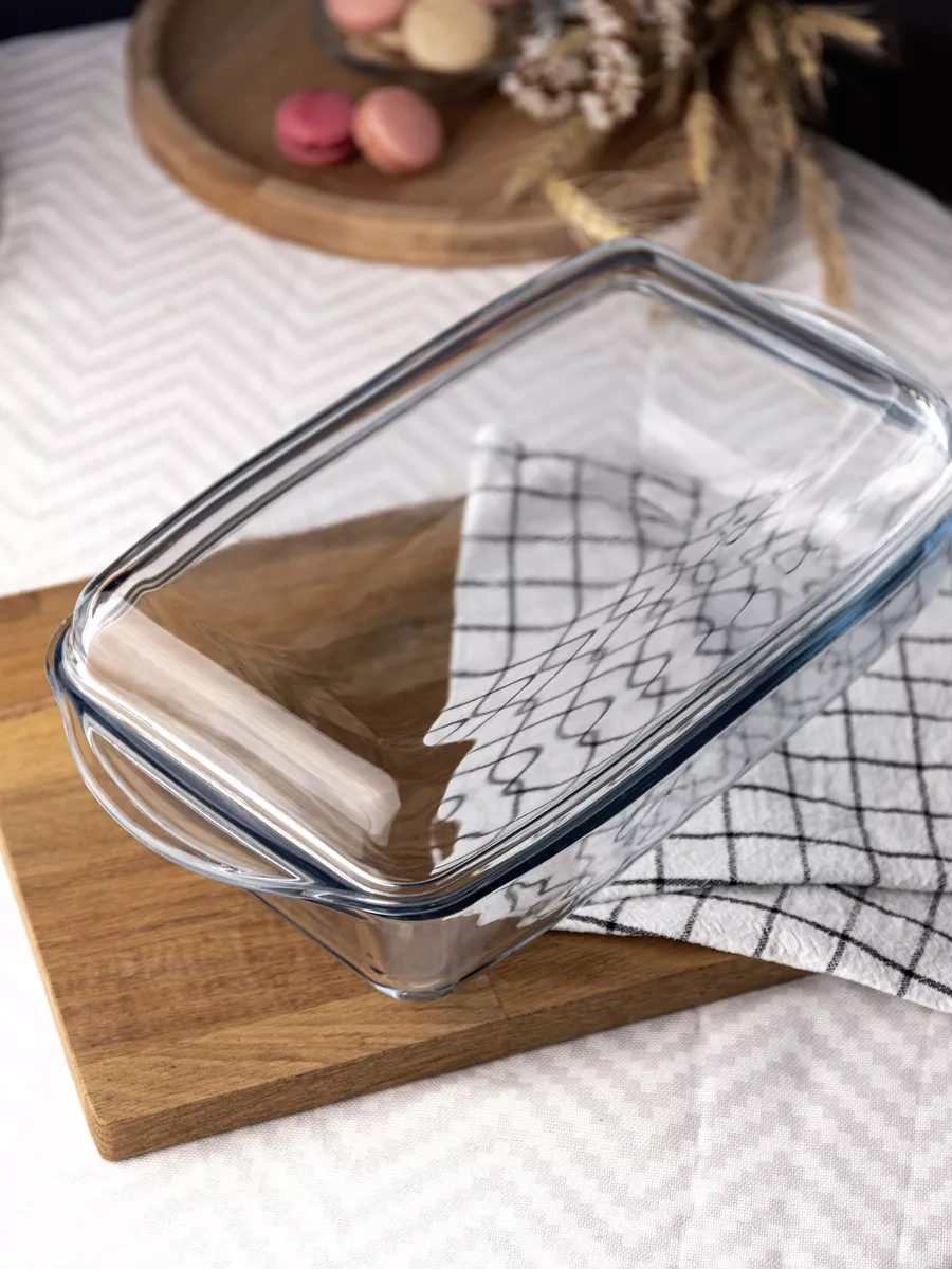 Borcam Cam Fırın Ve Pişirme Kabı 4,1 Litre 9218395 Beyaz