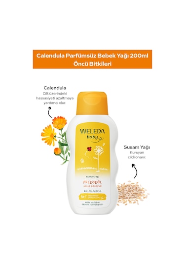 Weleda Baby Calendula Bebek Yağı 200 ML