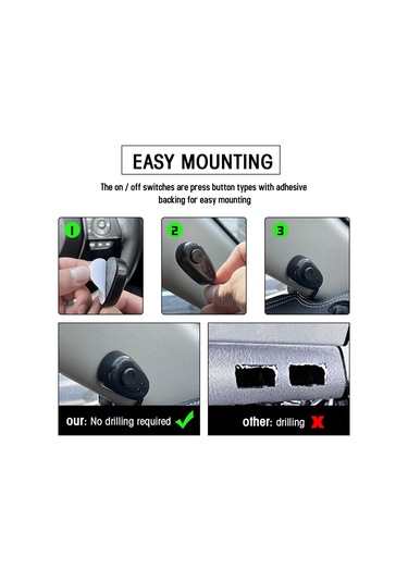 Led Işık Çubuğu Kablo Demeti Kiti, 300w 2 Uçlu 16 Awg K21807b-1