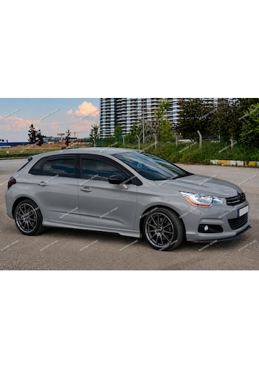 Citroen C4 Yan Marşpiyel Seti Sağ-sol - Boyasız - Fiberglass