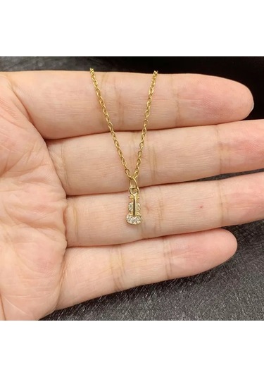 Keman Taşlın Gold kolye Altın