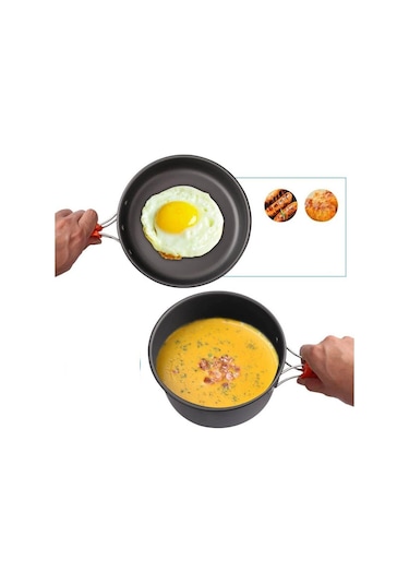 Pratik Tencere Tava Çaydanlık Seti Kamp Outdoor-002