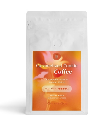 Mim And More Caramelized Cookie Coffee Karamelize Kurabiye Aromalı Kahve Çekirdek Kahve 200 G