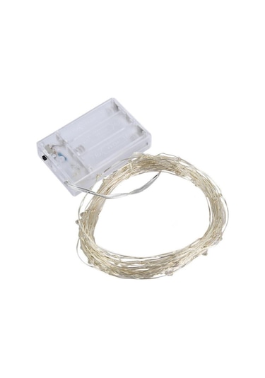 Soğuk Beyaz Ev İçin Noel Süslemeleri Yeni Yıl Çelenk Peri Dize Işık Noel Süsleri İçin Noel Ağacı Dekorasyon 5m 50pcs Lights Soğuk Beyaz