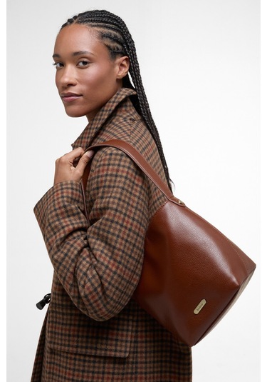 Barbour Cedar Deri Bucket Çanta Br11 Brown Kahverengi