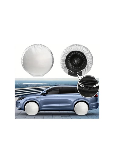 Dashanshop 27-29 Inch 4 Adet Araba Lastik Kılıfı Sedan Karavan Suv Dayanıklı Koruma