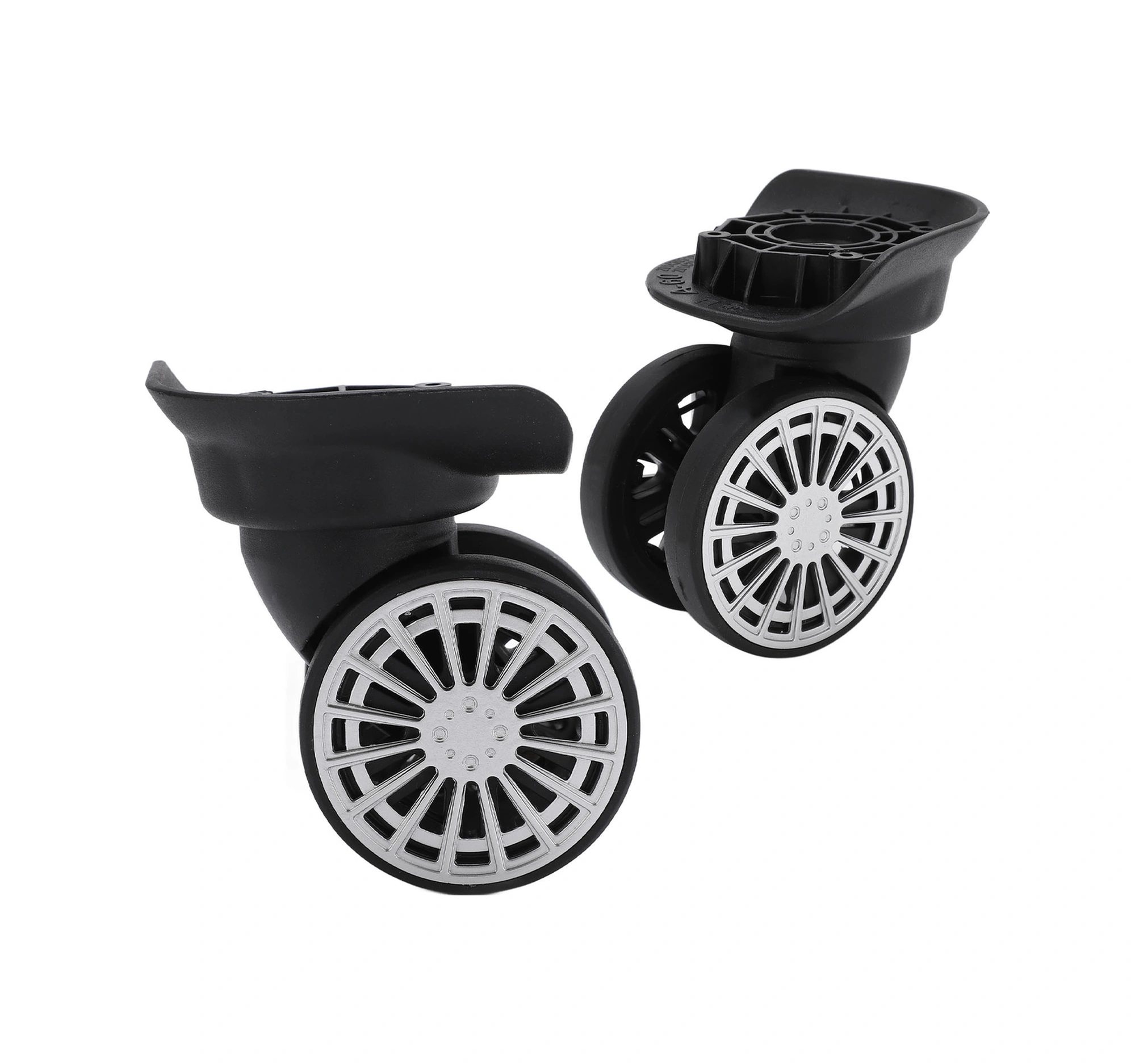 Vkemall A60 Modeli Valiz Tekerlekleri, Sessiz Çalışma, Dayanıklı Pp+pet Malzeme, Yüksek Yük Taşıma Kapasitesi, Kolay Kurulum, 2 Adet Tekerlek Ve 8 Adet Vida İle Birlikte