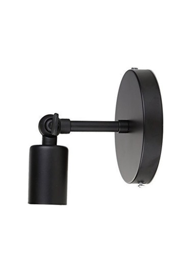 Formül Retro Tekli Aplik Mafsalı Aplik Siyah