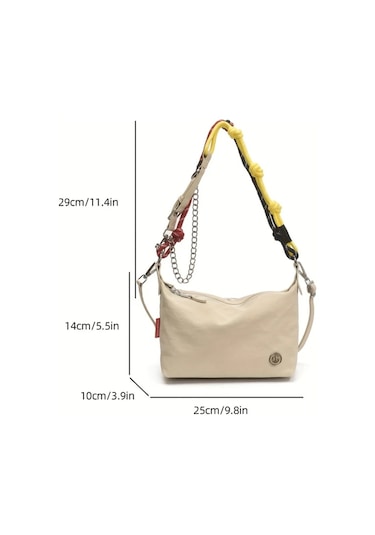 Elmpaly 2025 Yeni Trend Yeşil Kadın Günlük Omuz Çantası - Çapraz Askı Fermuar Yeşil