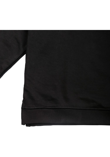 Bigümex The Brave Premium Erkek Sweatshirt 3 Iplik Siyah