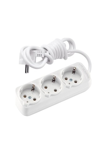 Viko 3lü Torpaklı 5 Metre Kablolu Grup Priz