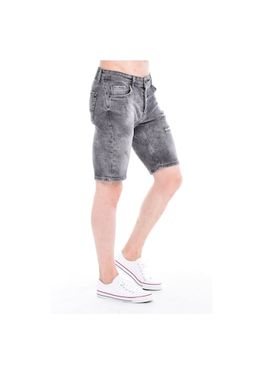 Cedy Denim Erkek Kot Şort Slim Fit Jean Şort - C342 M