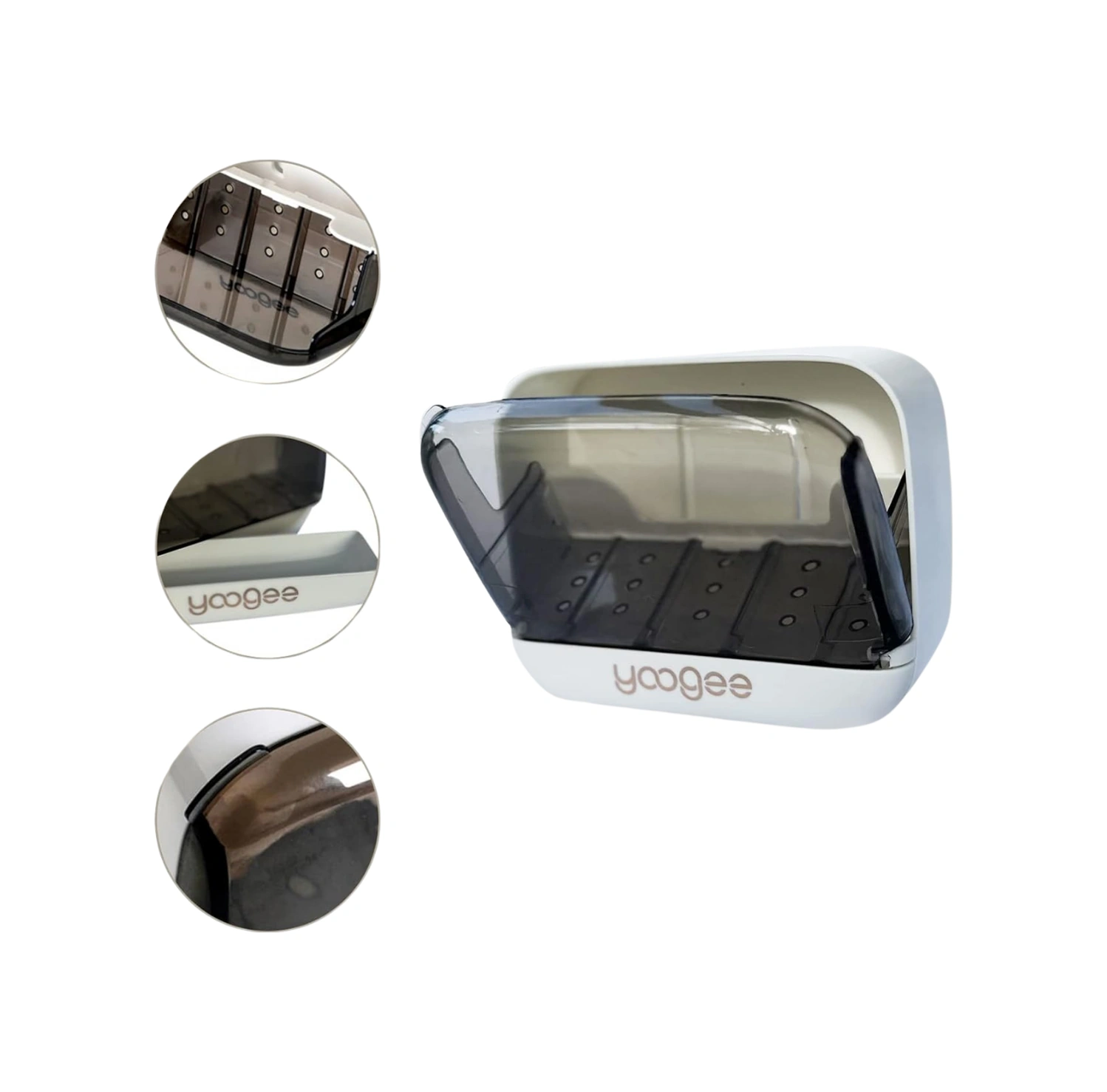 Çekmece Model Pratik Katı Sabunluk Su Biriktirme Hazneli Hijyenik Ve Şık Sabun Kabı Diğer