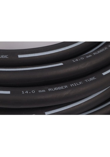 Sağımhane Sistemleri Kauçuk Süt Hortumu 14x24 Mm 2,5 Metre