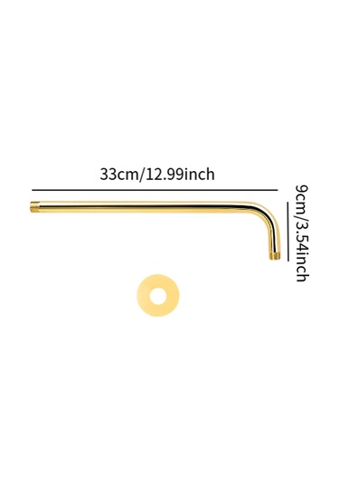 Suntek Duş Kolu Uzatma Kolay Kurulum Duvar Montajlı 33cm