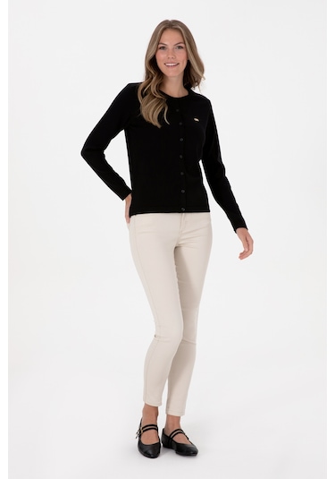 U.s. Polo Assn. Kadın Siyah Hırka Triko 50307719-vr046 Siyah U.s. Polo Assn. Kadın Siyah Hırka Triko 50307719-vr046 Siyah