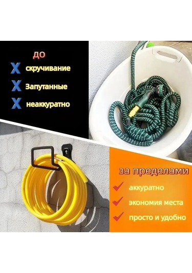 Xindoker Metal Boru Organizatörü, Çelik Konstruksiyon, Çok Amaçlı Kullanım, Kolay Kurulum, Bahçe Ve Garaj İçin Boru Saklama Aleti Siyah