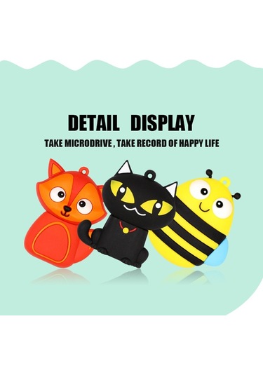 Sones Microdrive 4gb Usb 2.0 Yaratıcı Sevimli Tilki U Disk