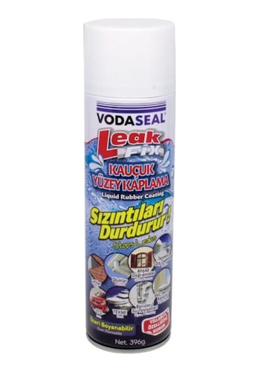 Vodaseal Leak Fix Sprey Kauçuk Kaplama Beyaz  396Gr