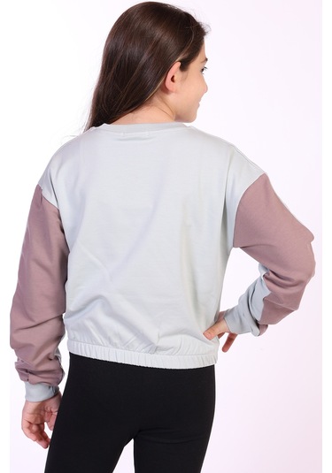 Toontoy Kız Çocuk Imagine Tnty Baskılı Sweatshirt Yeşil