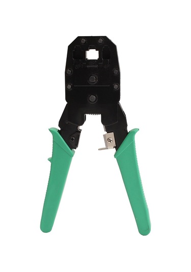 Reedark Rj45 Ağ İçin Üç İşlevli Pres Aleti Seti: Kabloları Kesme, Çıkartma Ve Presleme - Test Aleti Ve Bağlayıcılarla Pil Dahil Yeşil