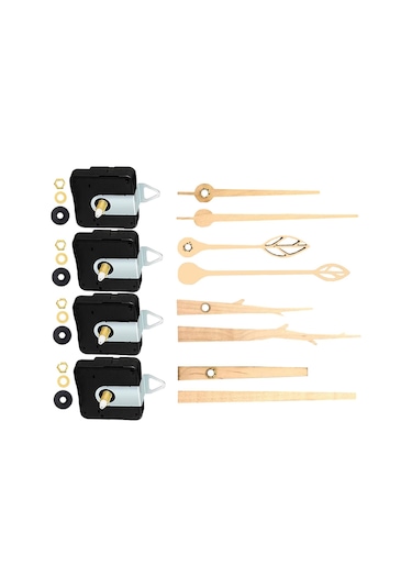 Homyl Duvar Saati Hareketleri Mekanizması Yatak Akçaağaç Akçaağaç Çok Renkli