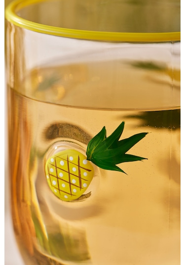 Karaca Pineapple Kadeh 390 Ml Sarı